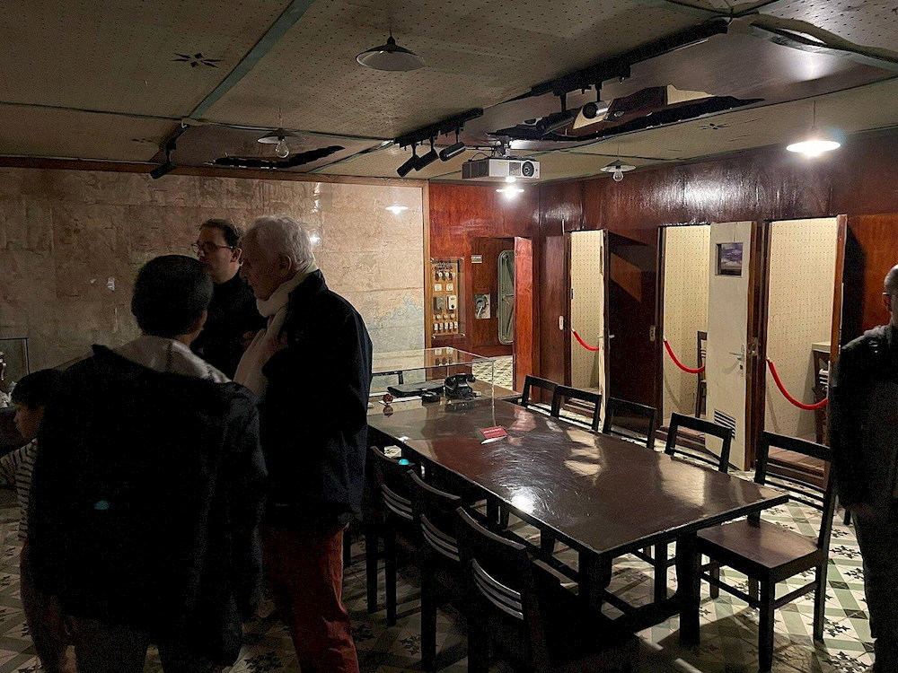 The D67 Command Bunker in Thang Long Imperial Citadel once a secret war room, is now a preserved historical site